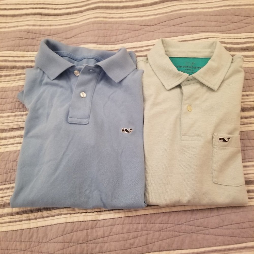 Mens Vineyard Vines Polo Shirts XS (Lot of 2)